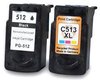 PG512CL513 Multipack black+color kompatibel zu Canon