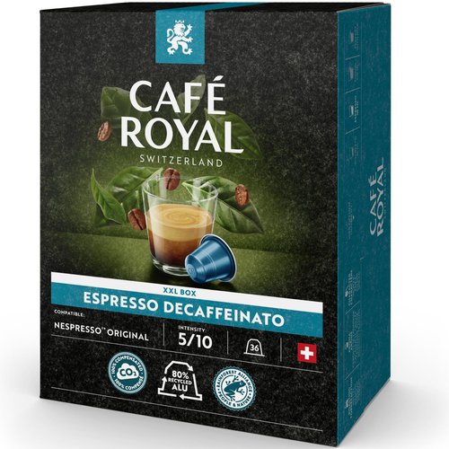 CAFE ROYAL Kaffeekap Alu 10173073 Espresso Decaffeinato 36 Stk.